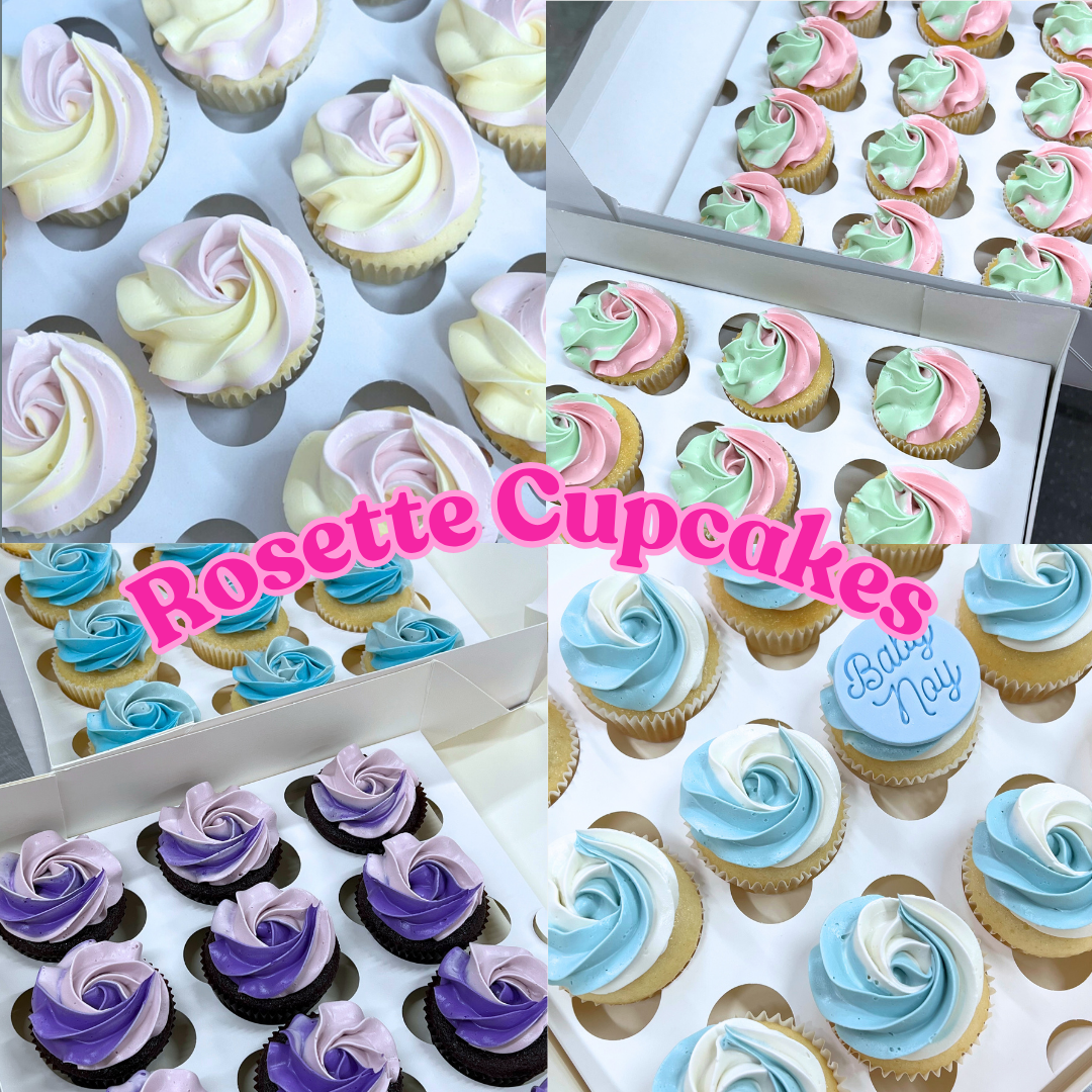 Rosette Cupcakes (12 per box)