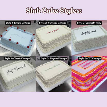 Slab Cake