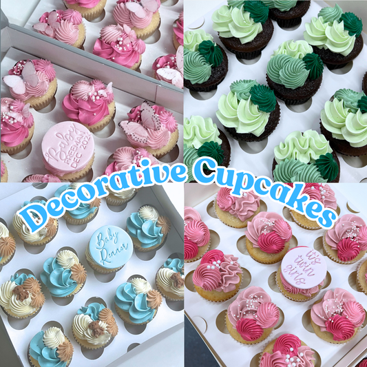Decorative Cupcakes (12 per box)